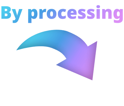 By processing