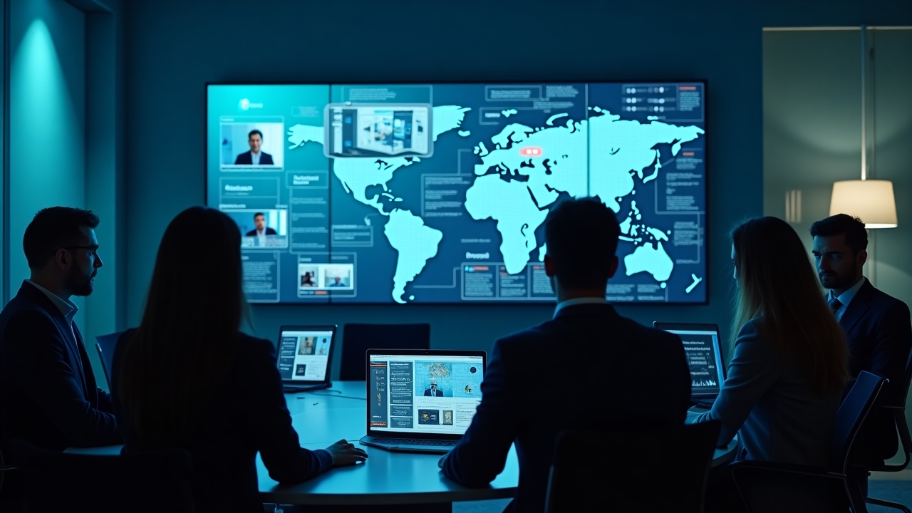 Equipo actual de Ana-granwhale en sus modernas oficinas